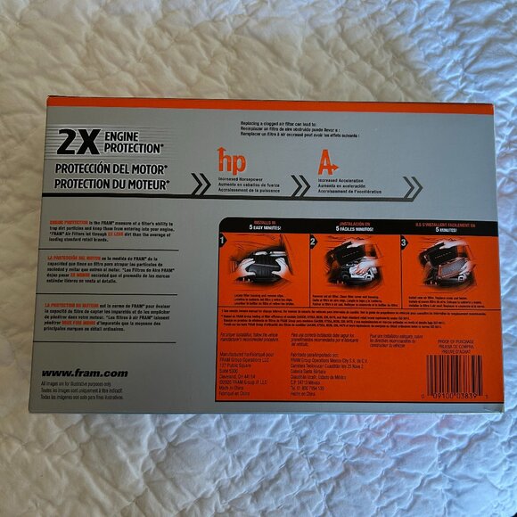 FRAM Extra Guard Air Filter CA9441 Engine Vehicle - Picture 2 of 9